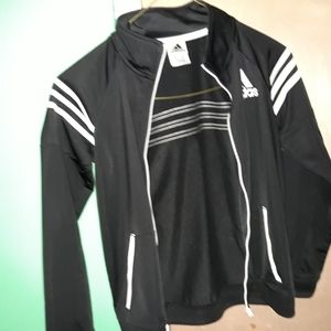 Boy adidas zip up sweatshirt